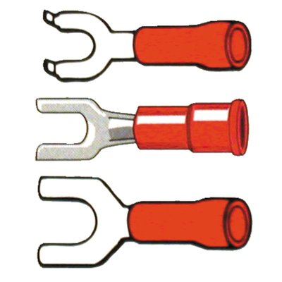 Stud #6 (3.5mm). For 22-18 gauge (0.50 to 1mm² or 0.64 to 1.02mm diameter) wiring.