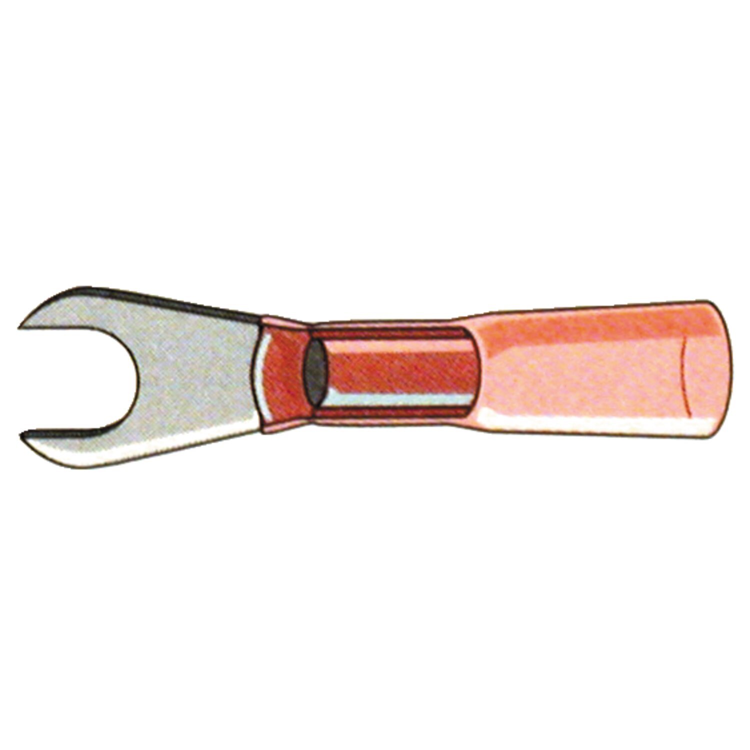 Standard Co, Spade terminal connectors #6, Red