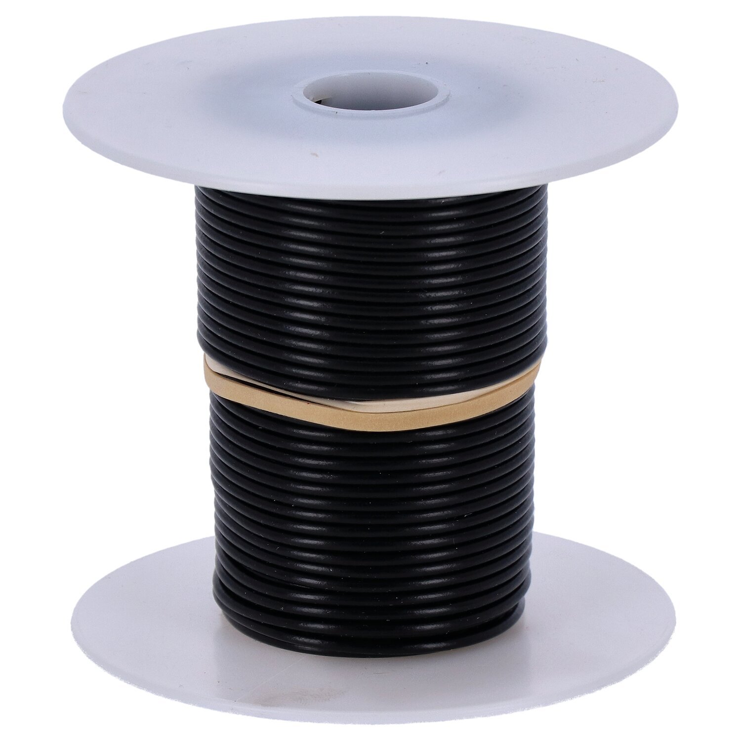 Wire on spool, 18 gauge. 100 ft, Black