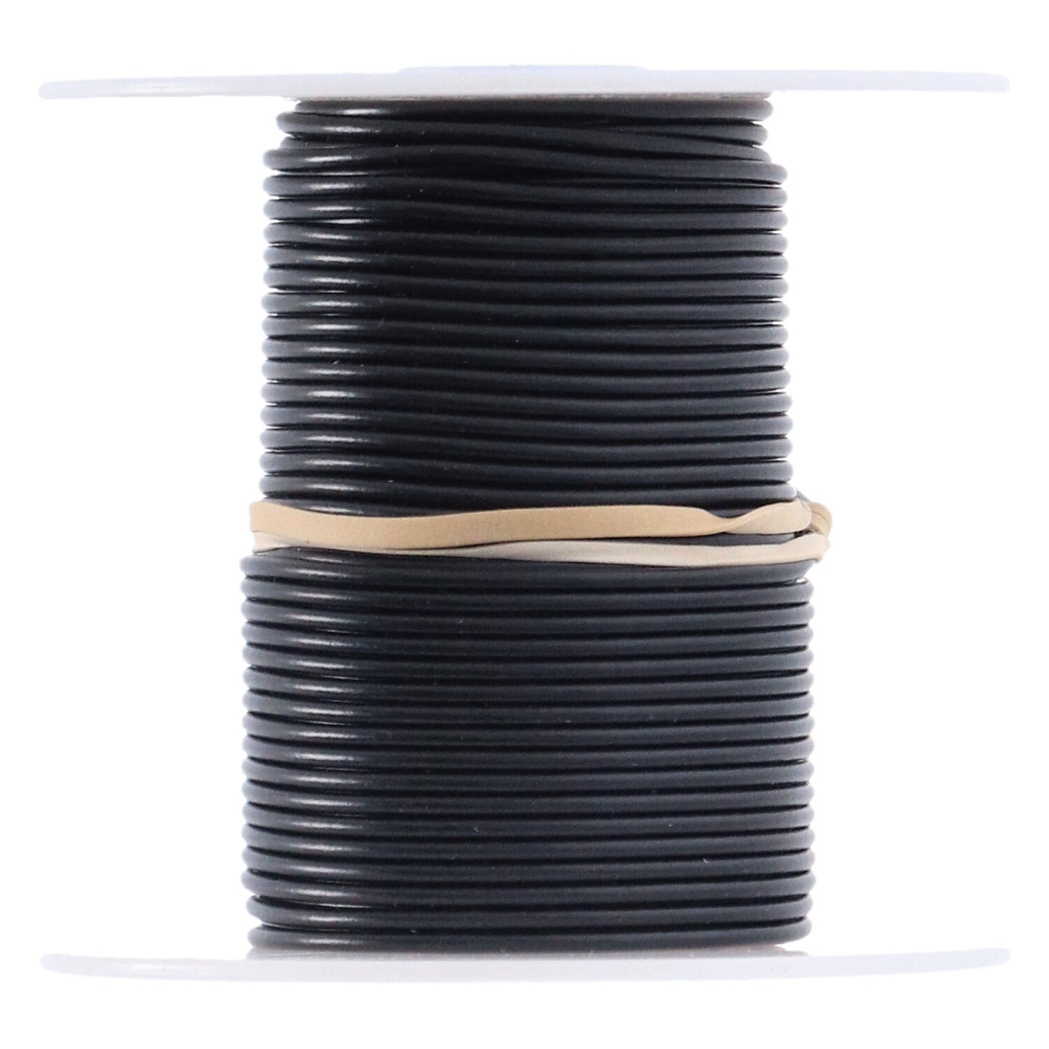 Wire on spool, 18 gauge. 100 ft, Black