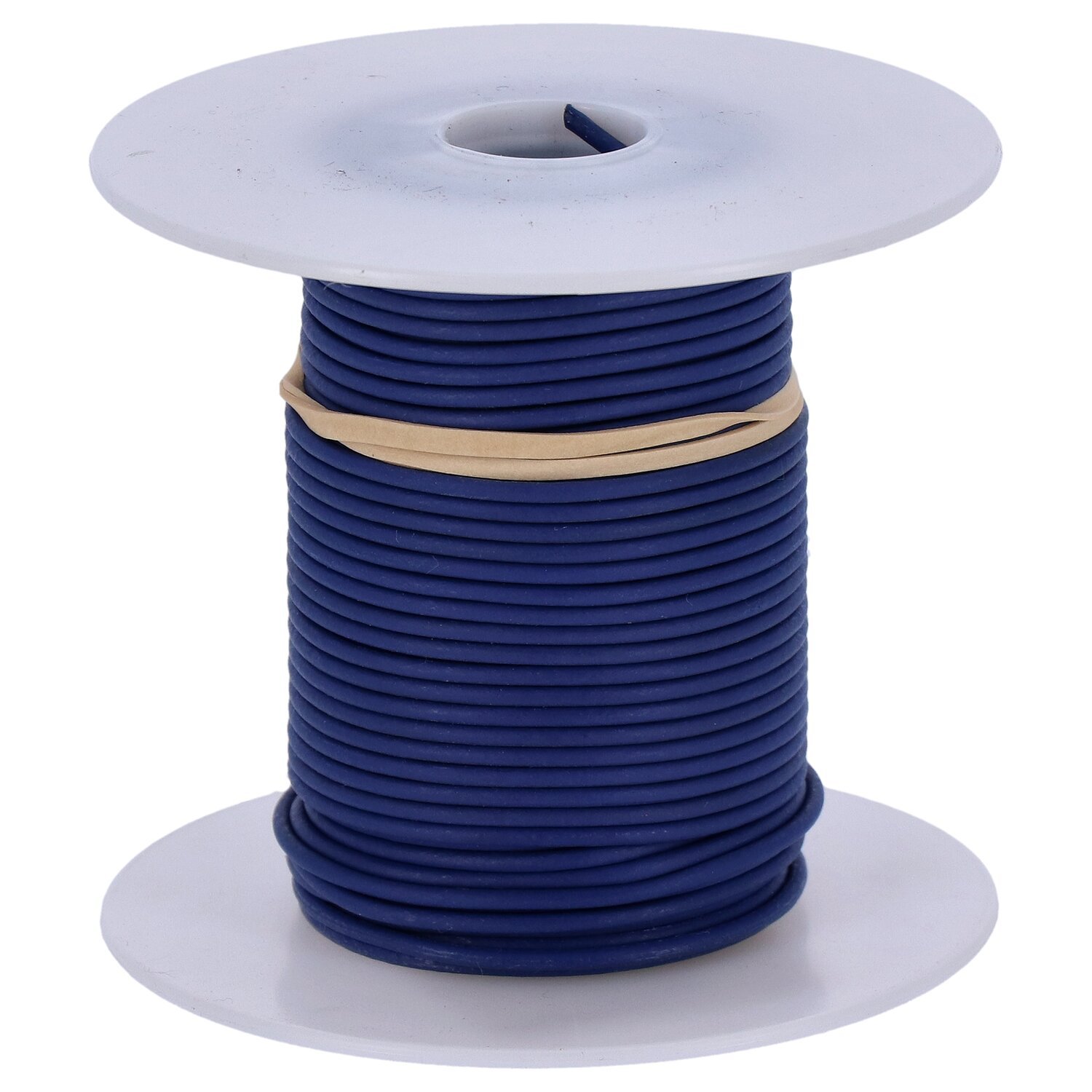 Wire on spool, 18 gauge. 100 ft, Blue
