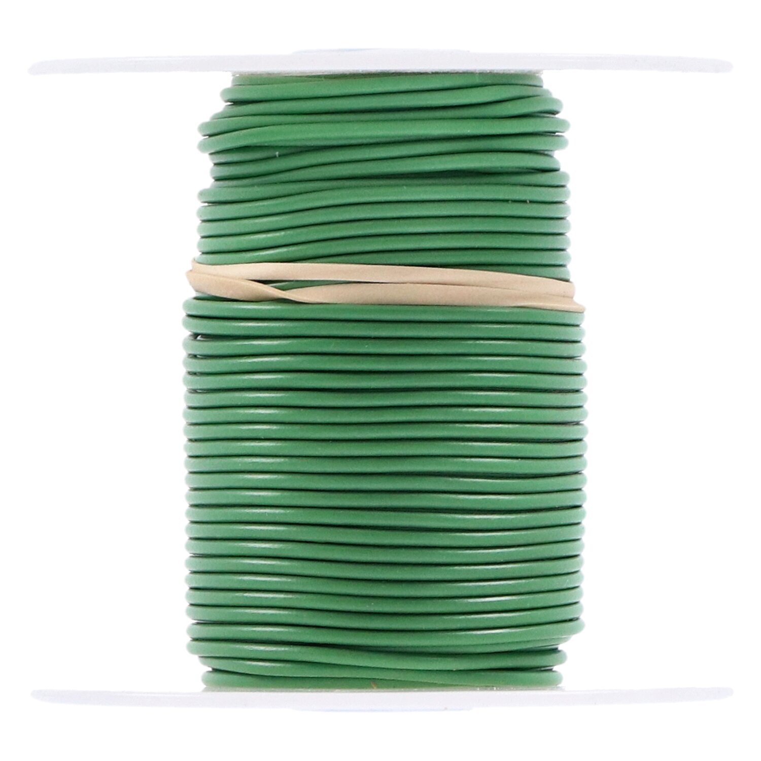 Wire on spool, 18 gauge. 100 ft, Green
