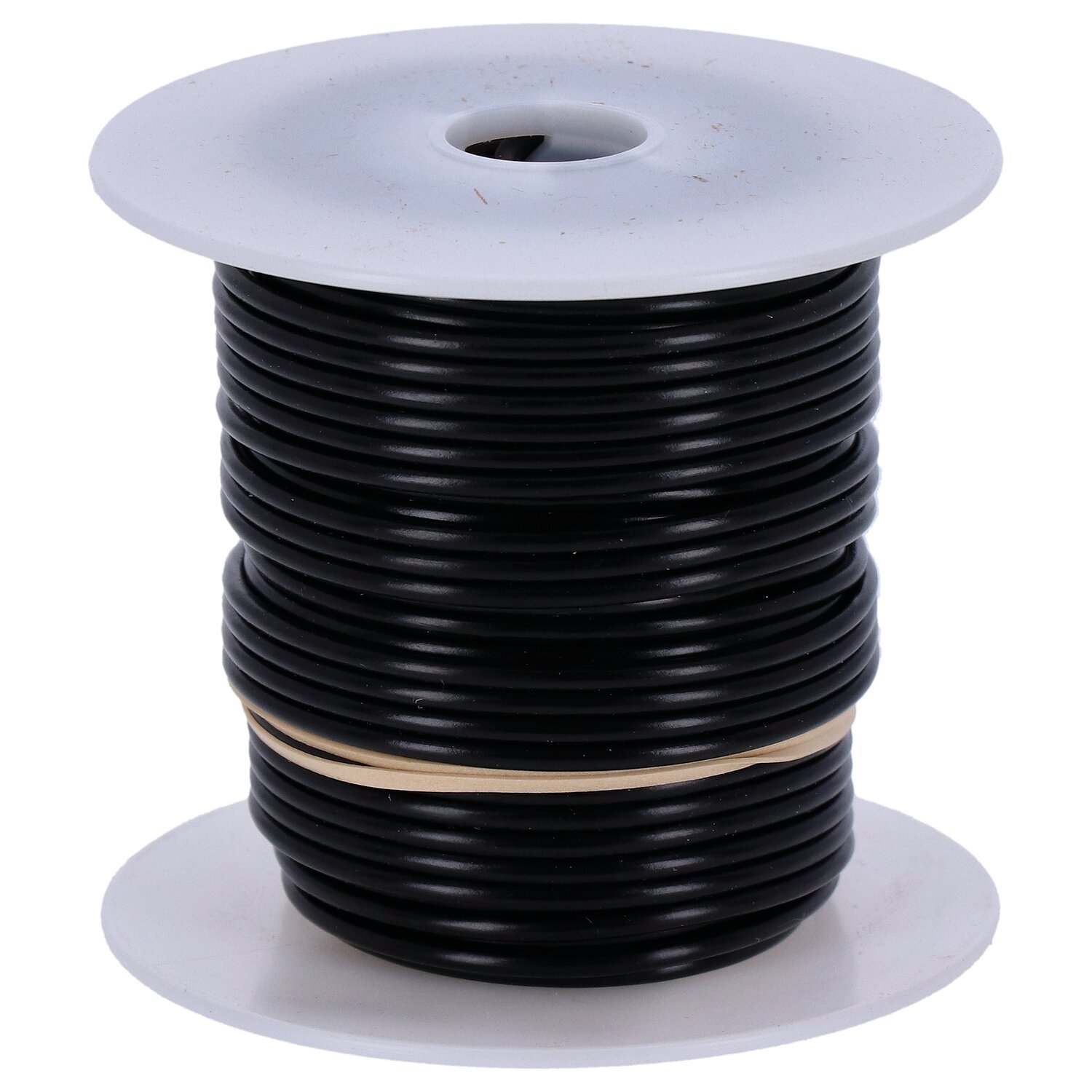 Wire on spool, 14 gauge. 100 ft, Black