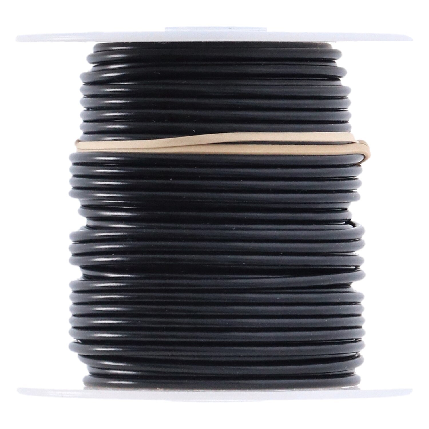 Wire on spool, 14 gauge. 100 ft, Black