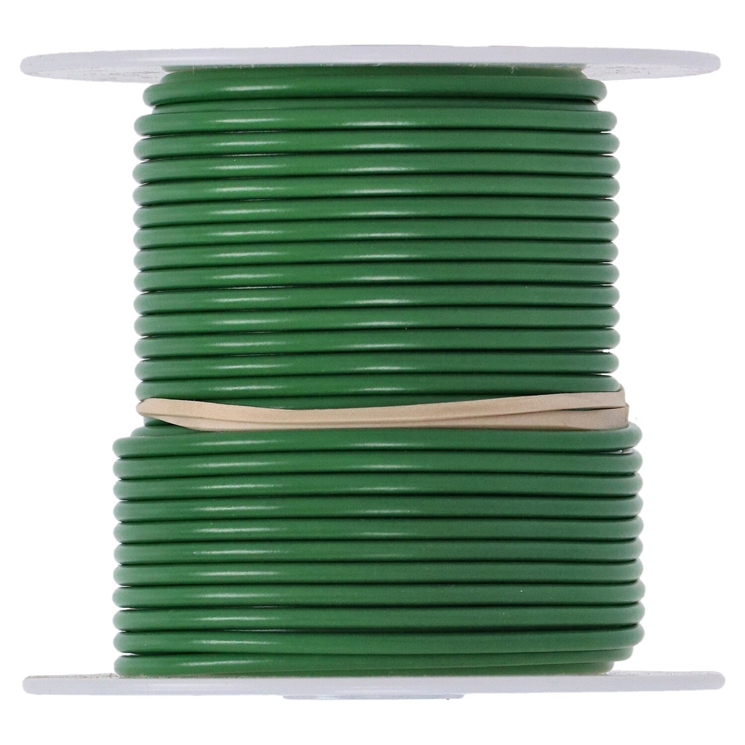 Wire on spool, 14 gauge. 100 ft, Green