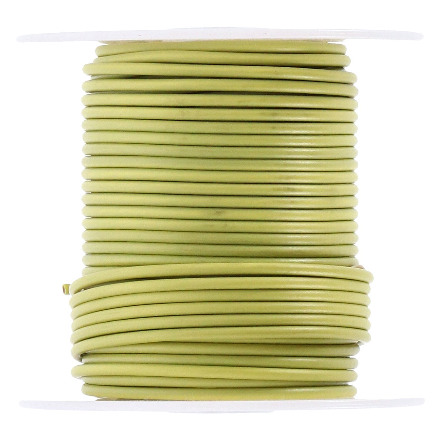 Wire on spool, 14 gauge. 100 ft, Yellow