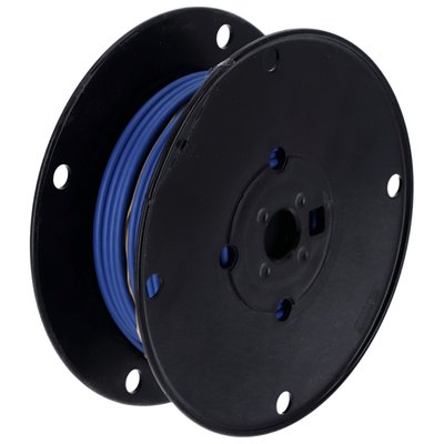 On 100 foot (30.48 meters) spool. 10 gauge (5.26mm² or 2.59mm diameter) electrical wire. With Vinyl insulation, will resist abrasion, grease, oil and battery acid. Heat resistant up to 80°C.