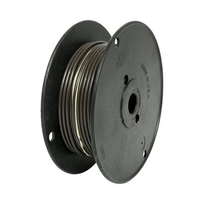 On 100 foot (30.48 meters) spool. 10 gauge (5.26mm² or 2.59mm diameter) electrical wire. With Vinyl insulation, will resist abrasion, grease, oil and battery acid. Heat resistant up to 80°C.