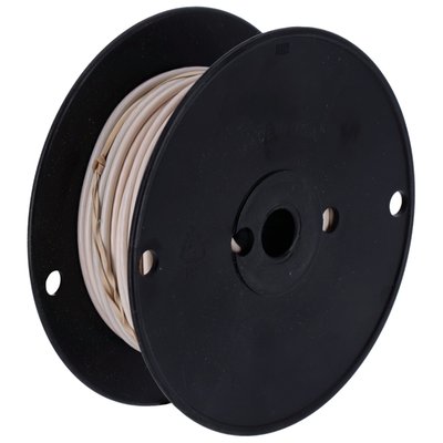 On 100 foot (30.48 meters) spool. 10 gauge (5.26mm² or 2.59mm diameter) electrical wire. With Vinyl insulation, will resist abrasion, grease, oil and battery acid. Heat resistant up to 80°C.