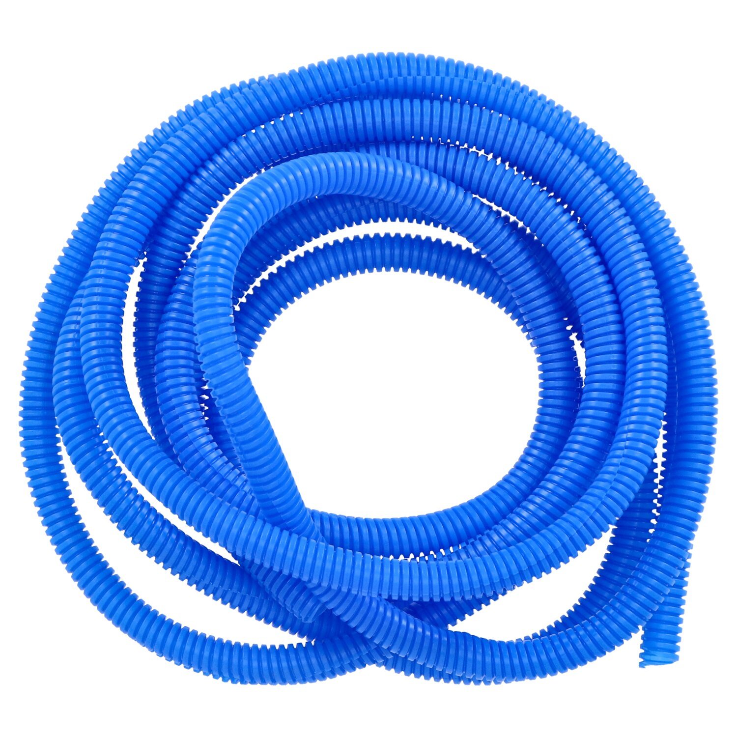PVC split wiring loom, 12ft, 3/8" I.D. (9.53mm, Blue