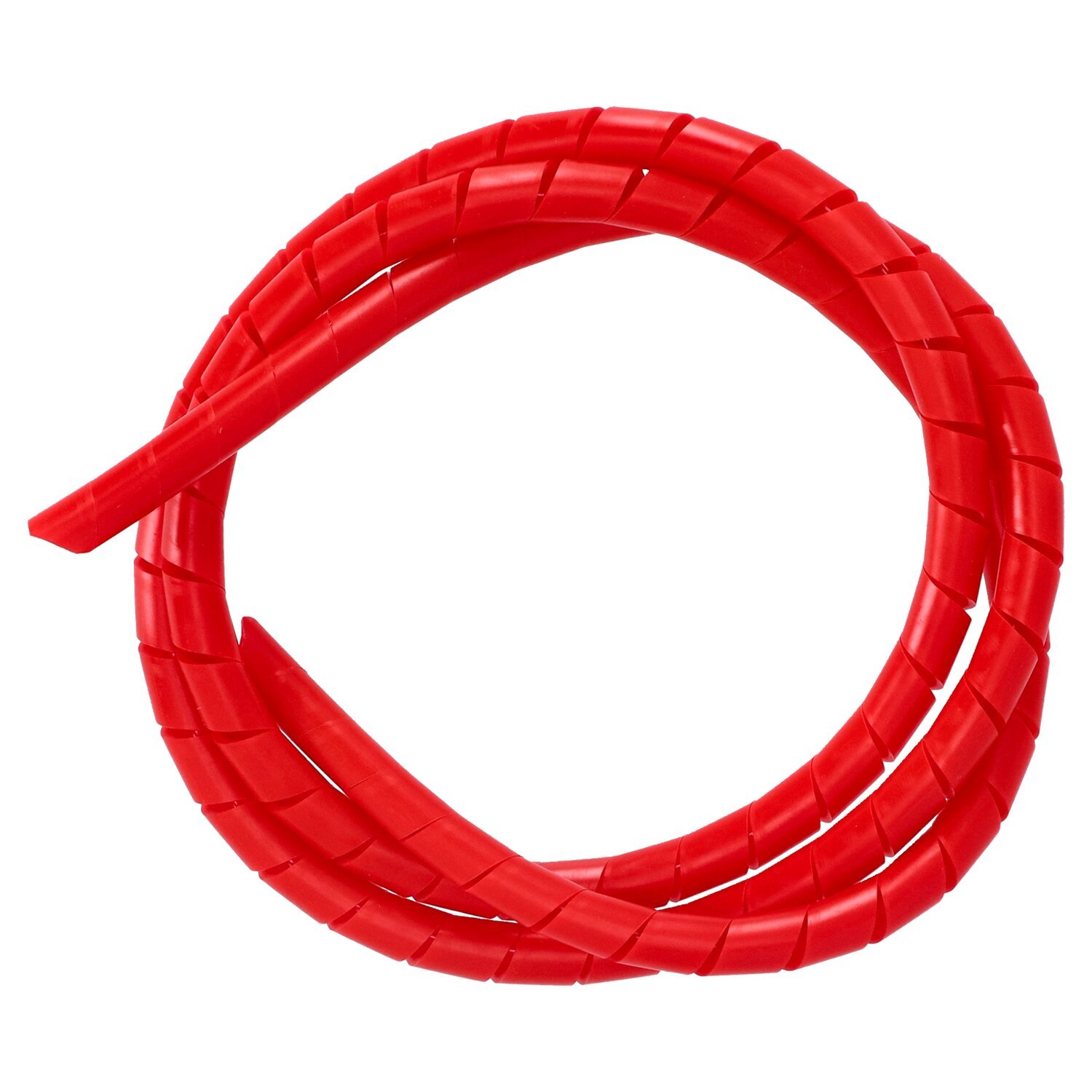 Spiral wrap, wiring loom. 1/2" dia, Red