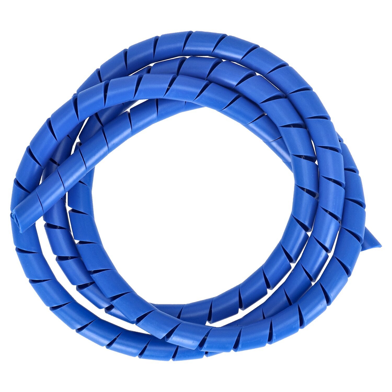 Spiral wrap, wiring loom. 1/2" dia, Blue