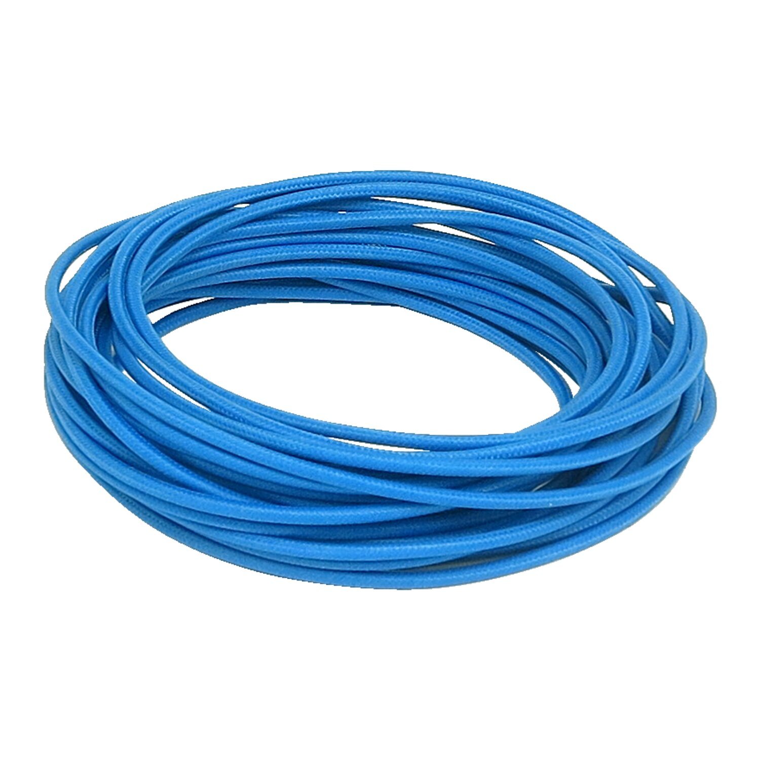 Classic cloth covered wiring, 25ft. roll, Blue