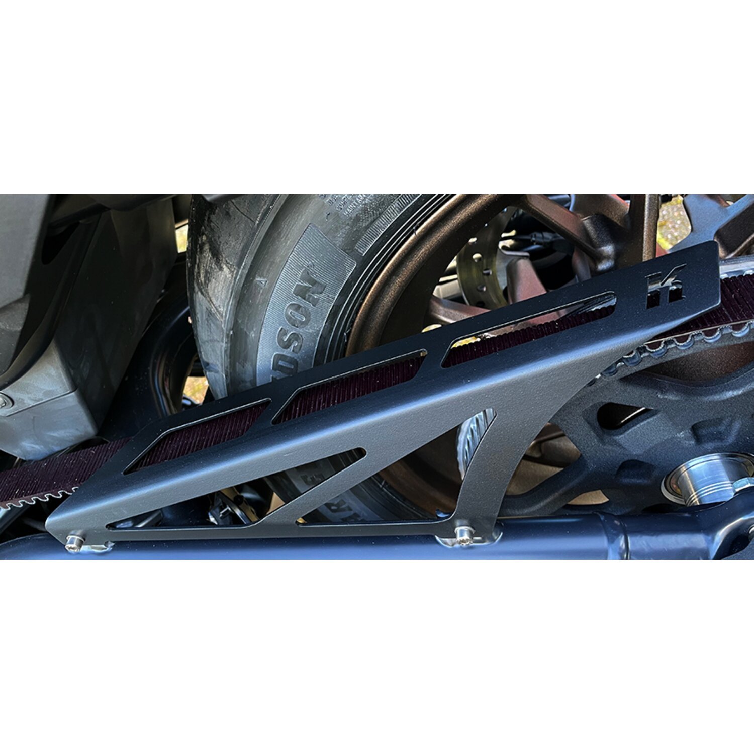 Kodlin, belt guard Sportster S, Black, Gloss