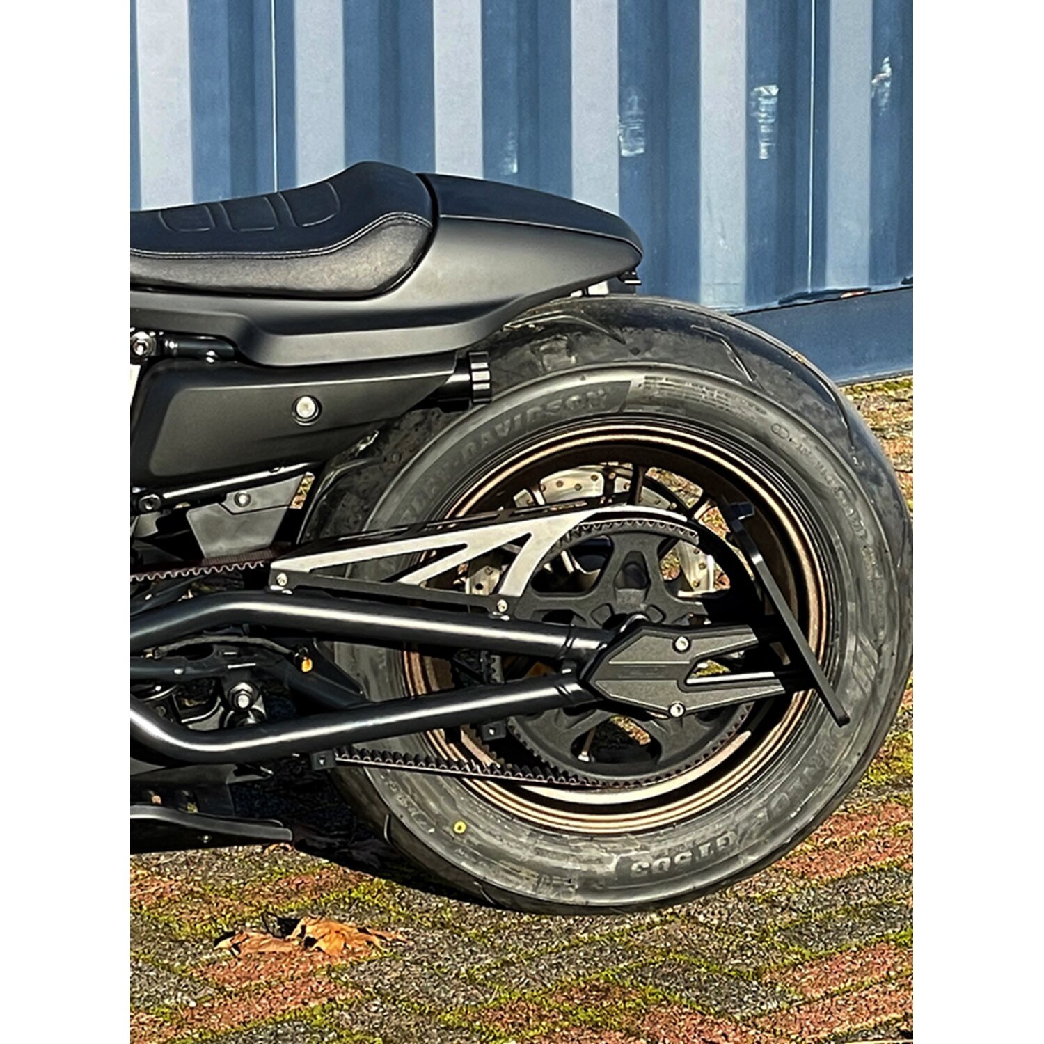 Kodlin, belt guard Sportster S, Black, Gloss