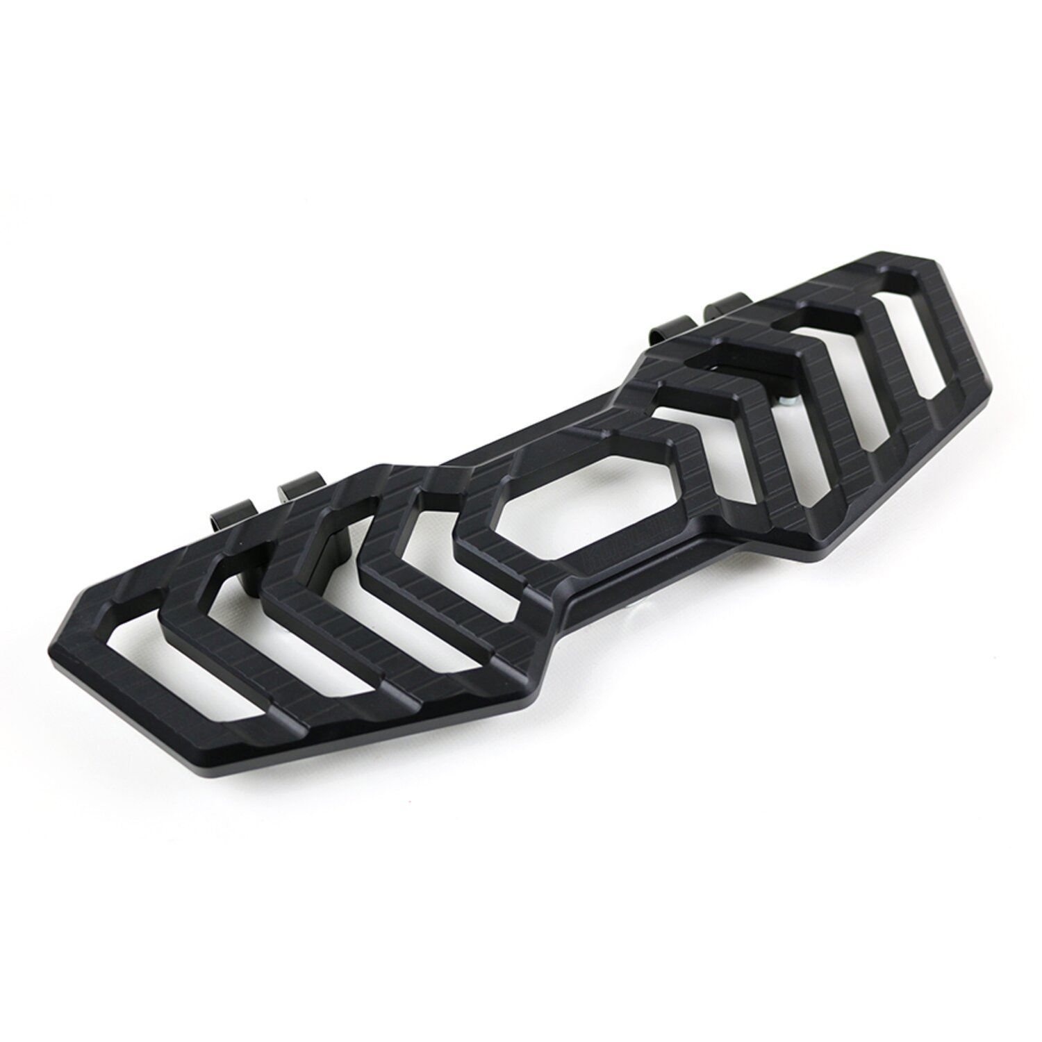 Kodlin, 'Track' floorboards. Black anodized, Polished