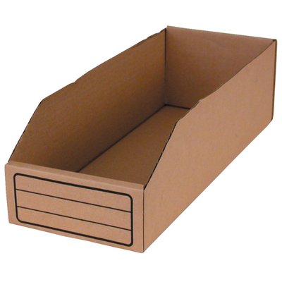 400X150X110mm. Dimensions are approx. deep x wide x high in mm. Multi purpose heavy duty cardboard storage box for adequate parts inventory control in shop, warehouse or workshop.