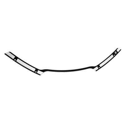 Black anodized with a Contrast Cut finish. Laser cut from 6061-T6 aluminum and precision machined. Complete with chrome plated hardware. 
Compatible with the early 15-24 style Sharknose fairing. 