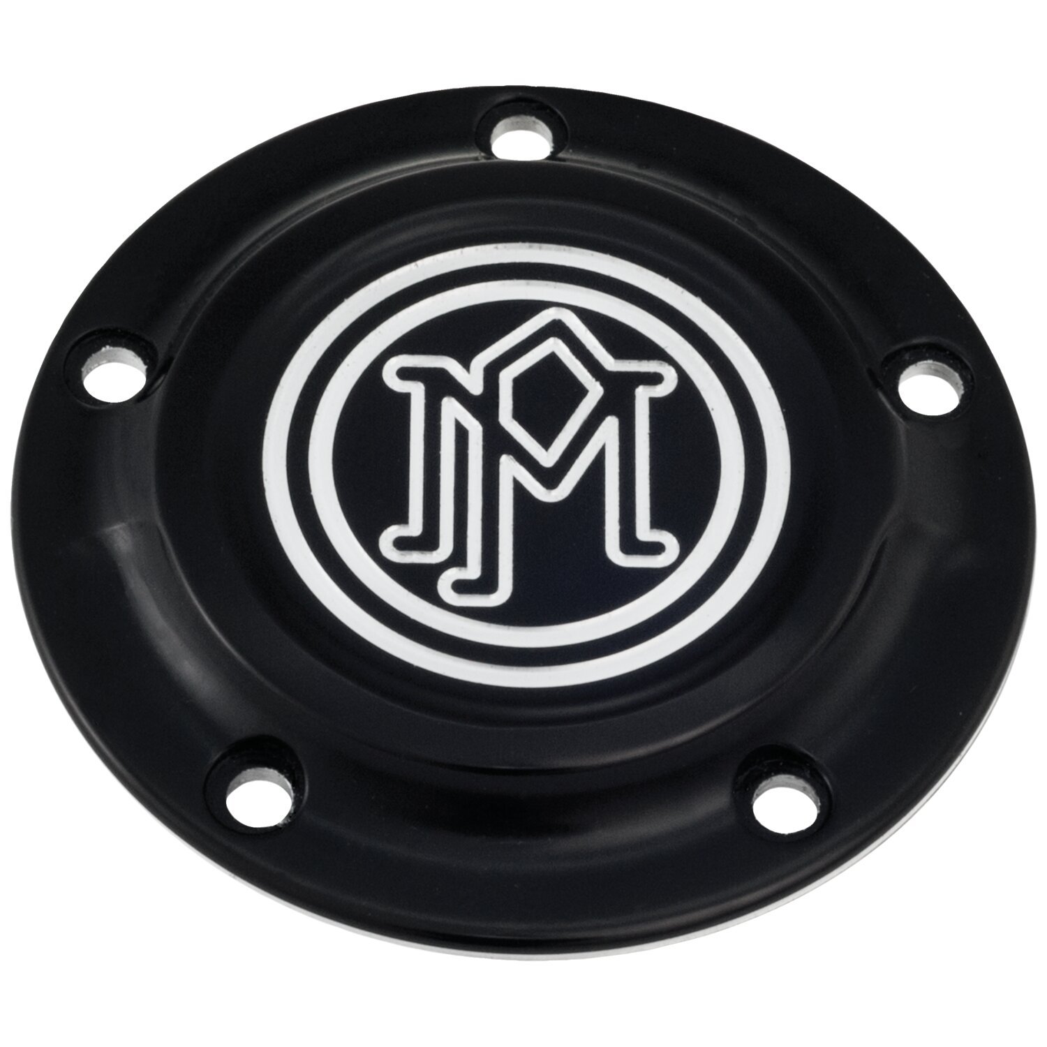 PM, Scallop ignition cover, Black, Contrast Cut