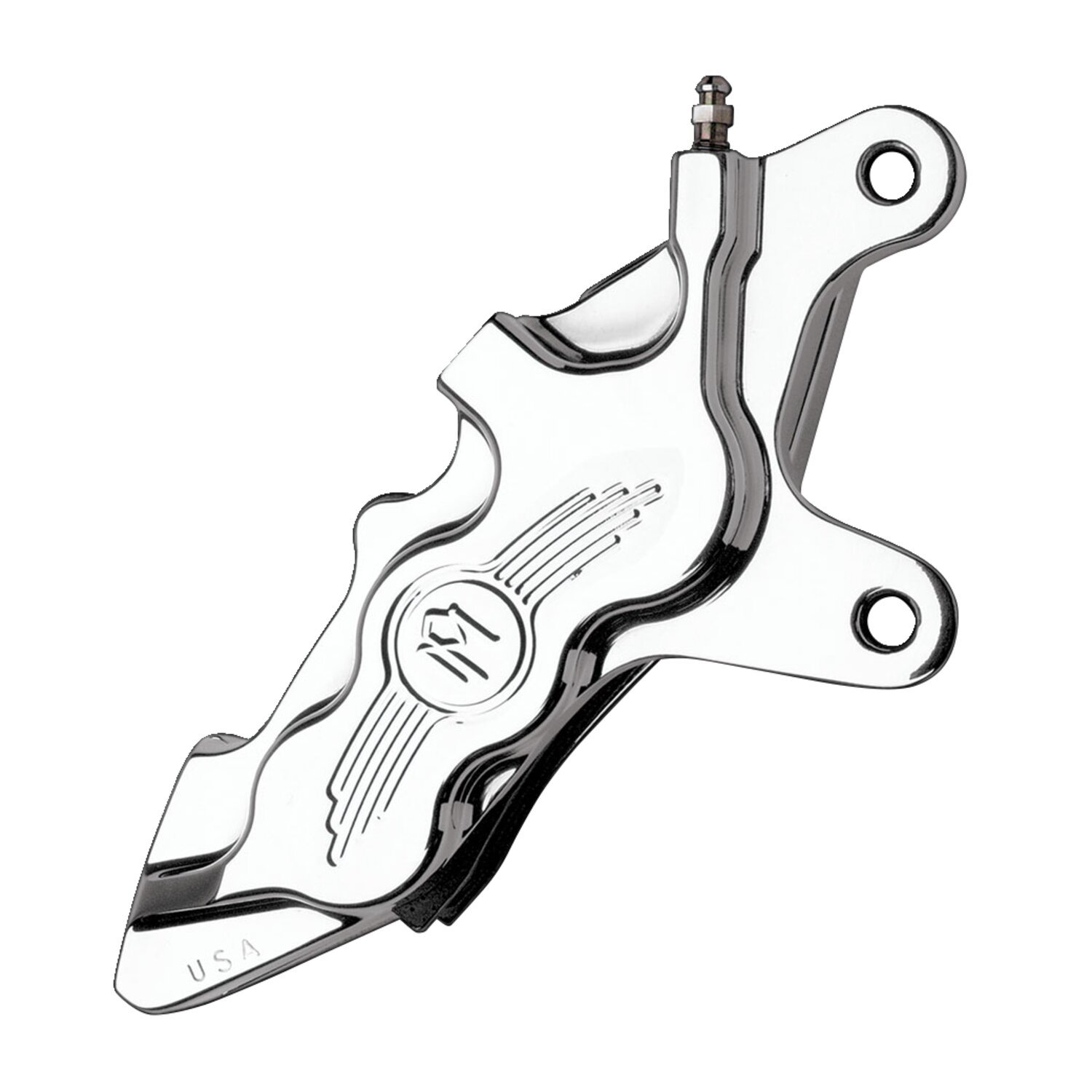 PM, 6-p 112x6b caliper. Bolt-on, 13" right front, Chrome