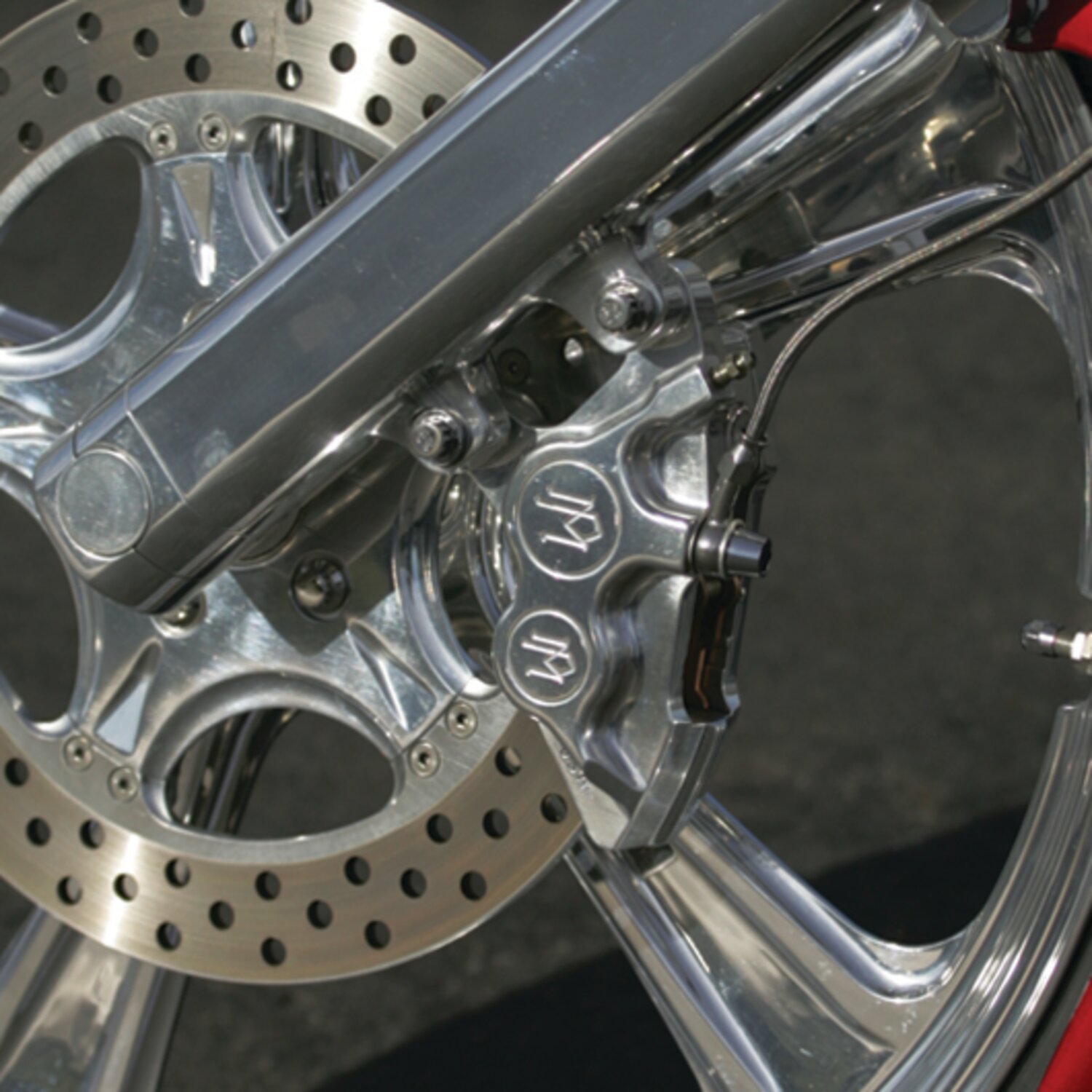 PM, 4-p 137x4b caliper. Bolt-on, 11.5" left front