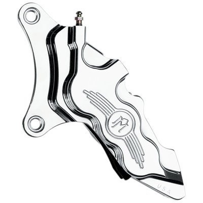 - Polished
- CNC machined billet aluminum
- Direct bolt-on to the front fork, no brackets required
- Designed for 11.5" rotors
- ABS and Non-ABS compatible
- 112x6B
- 6-piston differential bore
- Proudly machined with the PM icon logo
- Designed to slow down fast, without flexing.
Performance Machine has been in the forefront of brake caliper design, ever since 1982. Each caliper and bracket is precision CNC machined from billet aluminum to a high-end performance product that combines lightweight, flex resistance and durability with a hard to beat styling. Available in various coatings to suit your taste.