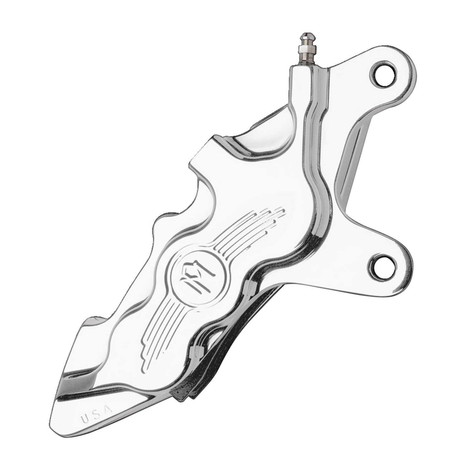 PM, 6-p 112x6b caliper. Bolt-on, 11.5" right front, Chrome