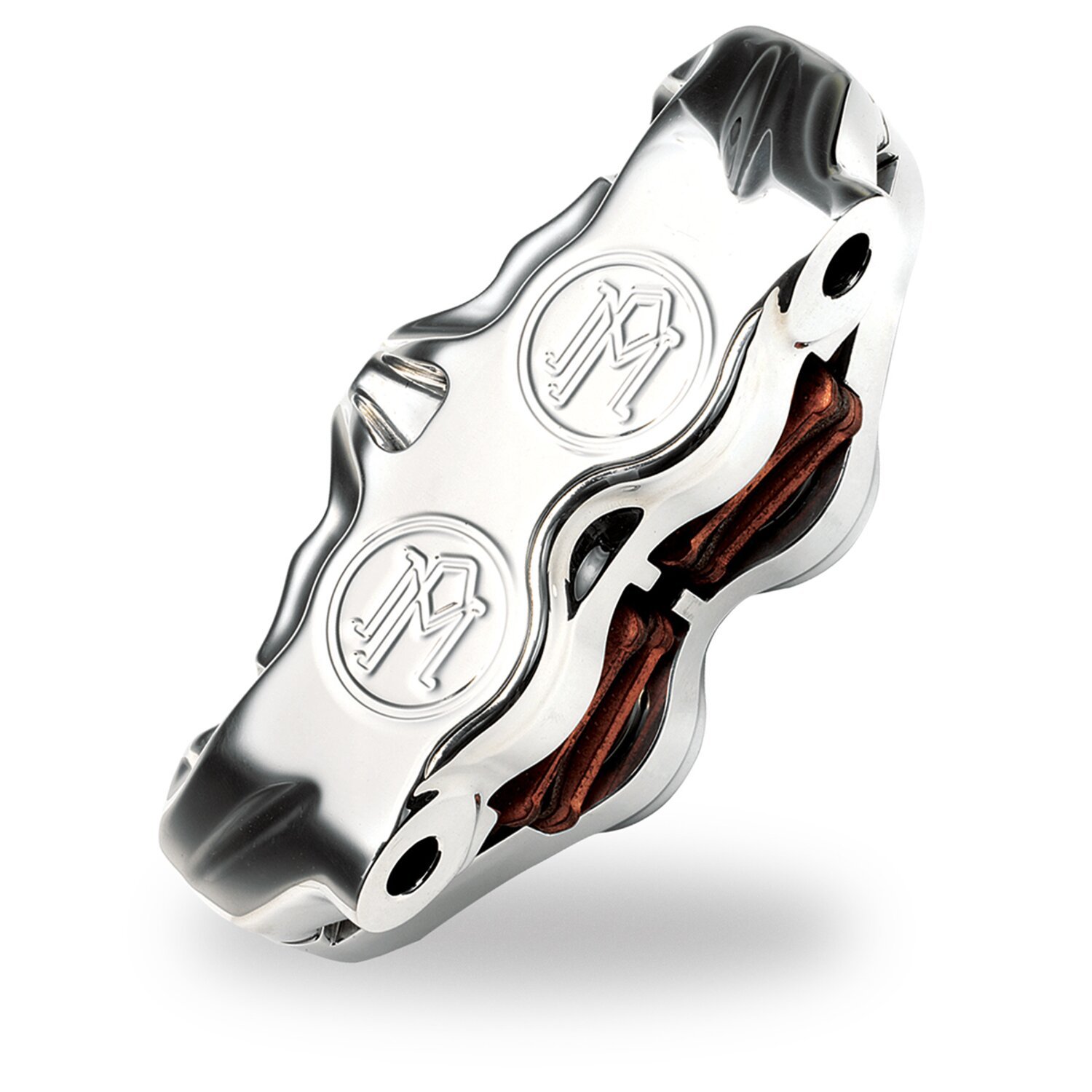 Performance Machine, 4-piston radial mount caliper, Chrome