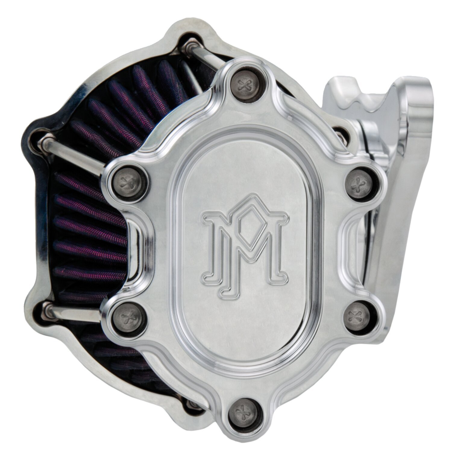 PM, 'FASTair' intake, air cleaner kit, Silver, Chrome