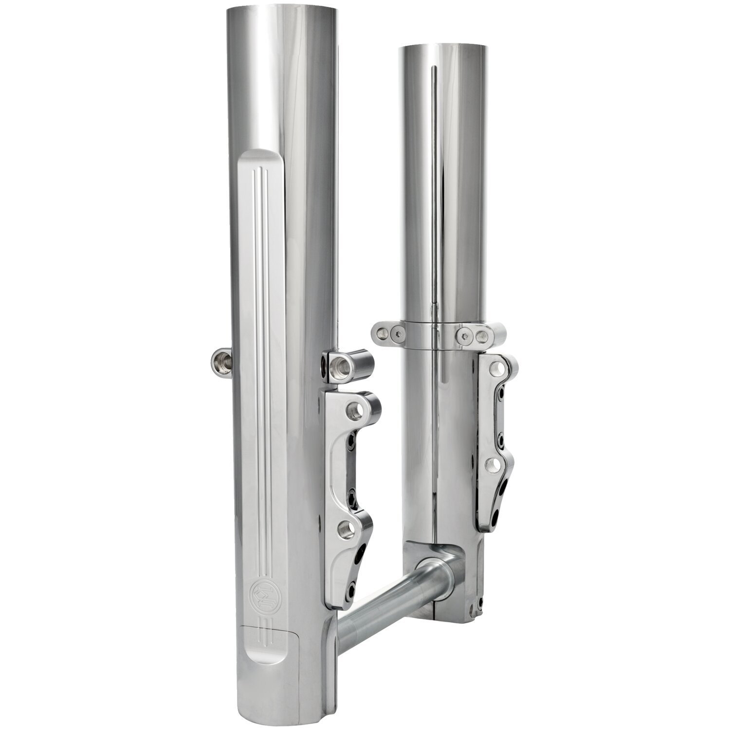 PM, Lower leg assembly, dual disc, Chrome
