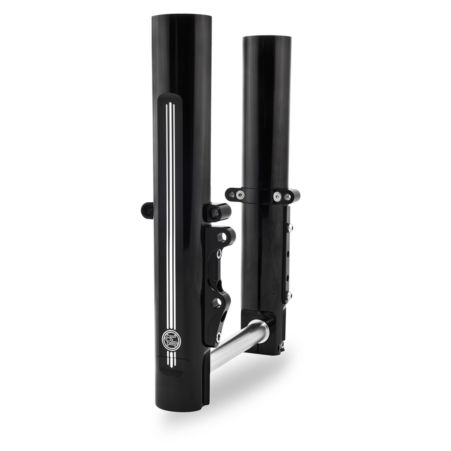 PM, Lower leg assembly, dual disc, Black, Contrast Cut