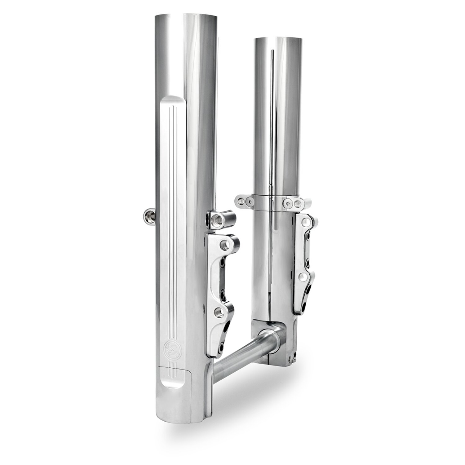 PM, Lower leg assembly, single disc, Chrome