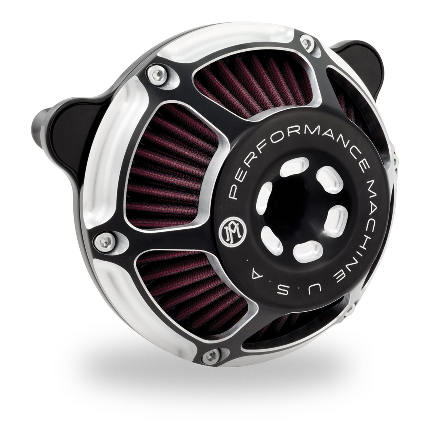 PM, 'Max HP' air cleaner kit. Black CC, Contrast Cut