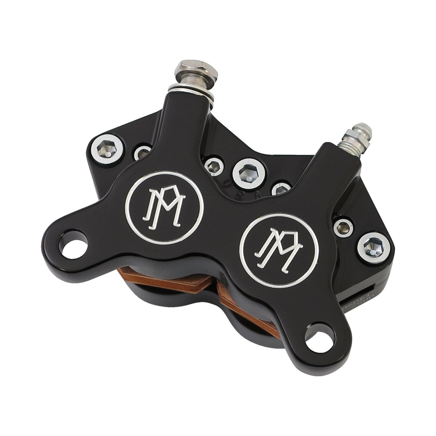PM, Caliper bracket, 11.5" front left. Black CC, Contrast Cut
