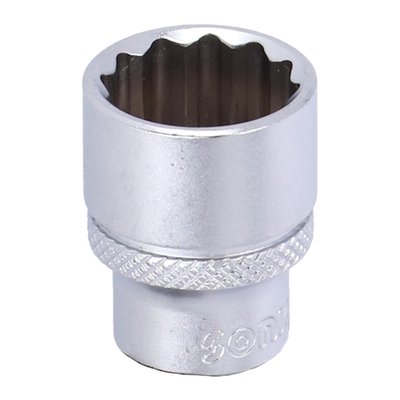 - 3/8" drive
- Standard length: 30mm
- Socket head: 12-point
- Material: Chrome Vanadium with satin finish
