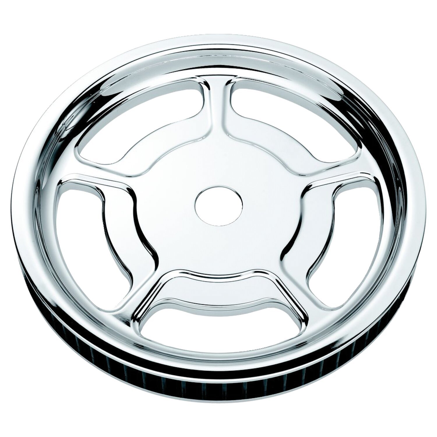 PM, Universal belt pulley, Silver, Chrome