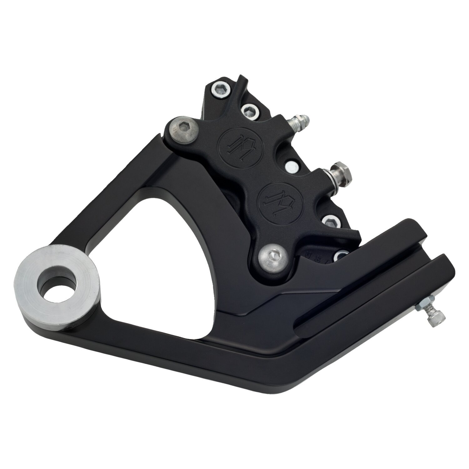 PM, Rear caliper bracket, 11.5, Black, Matte