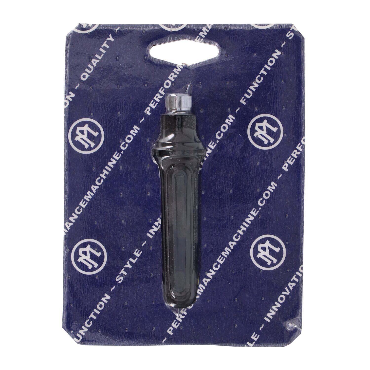 PM, Contour shift/brake peg, Black, Polished