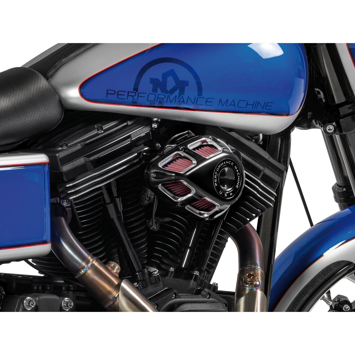 PM, 'Jet' air cleaner kit. Black CC, Contrast Cut