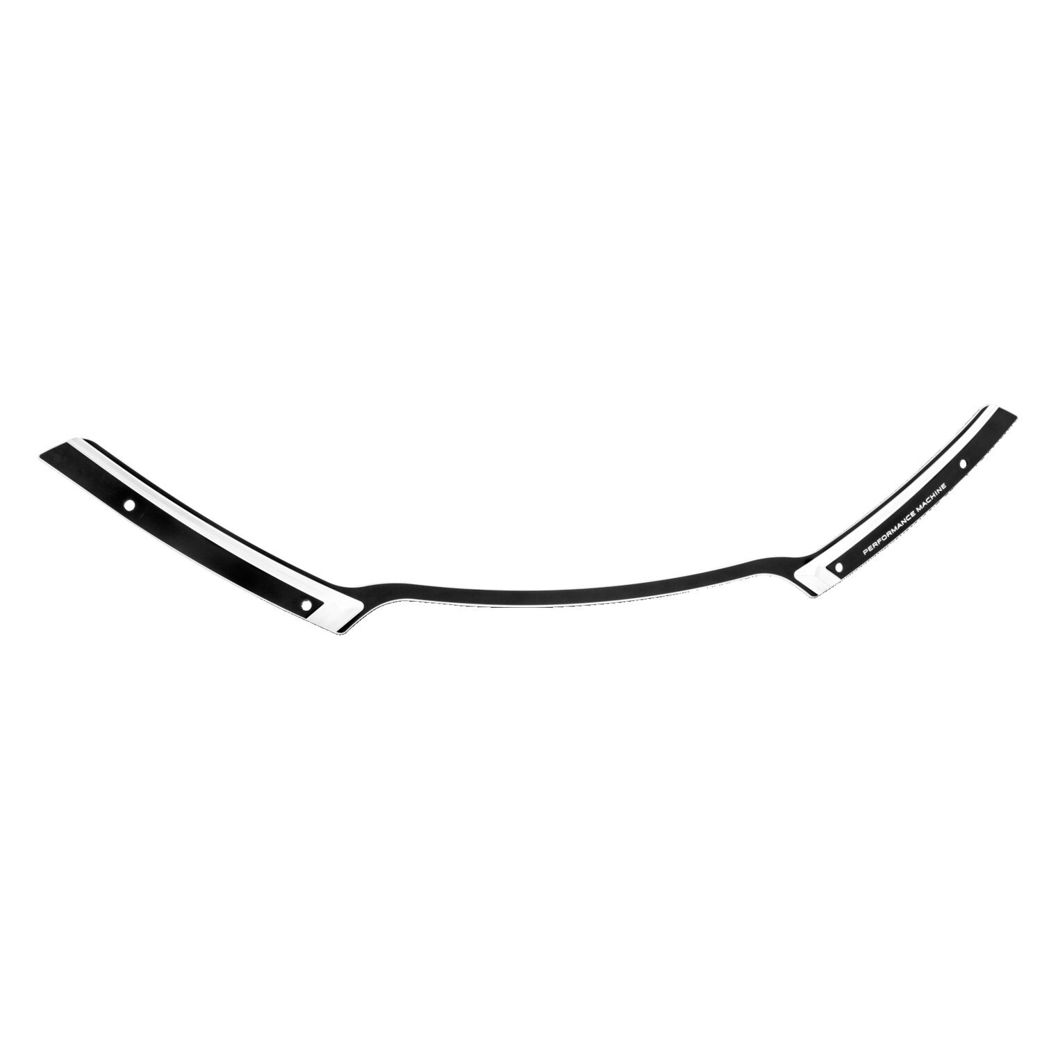 PM, Windscreen trim for Touring. Scallop. Black CC, Contrast Cut