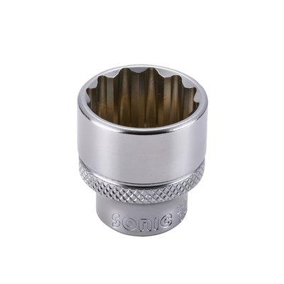 - 3/8" drive
- Standard length: 30mm
- Socket head: 12-point
- Material: Chrome Vanadium with satin finish