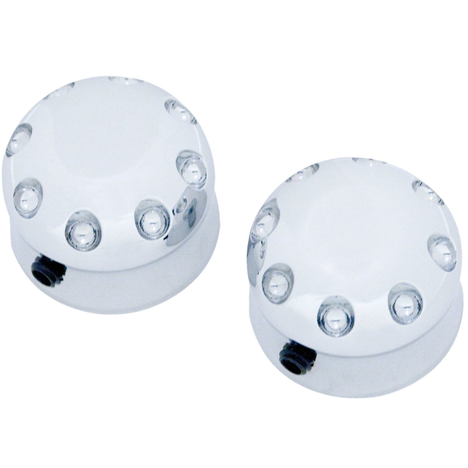 Covingtons alu axle covers, Chrome