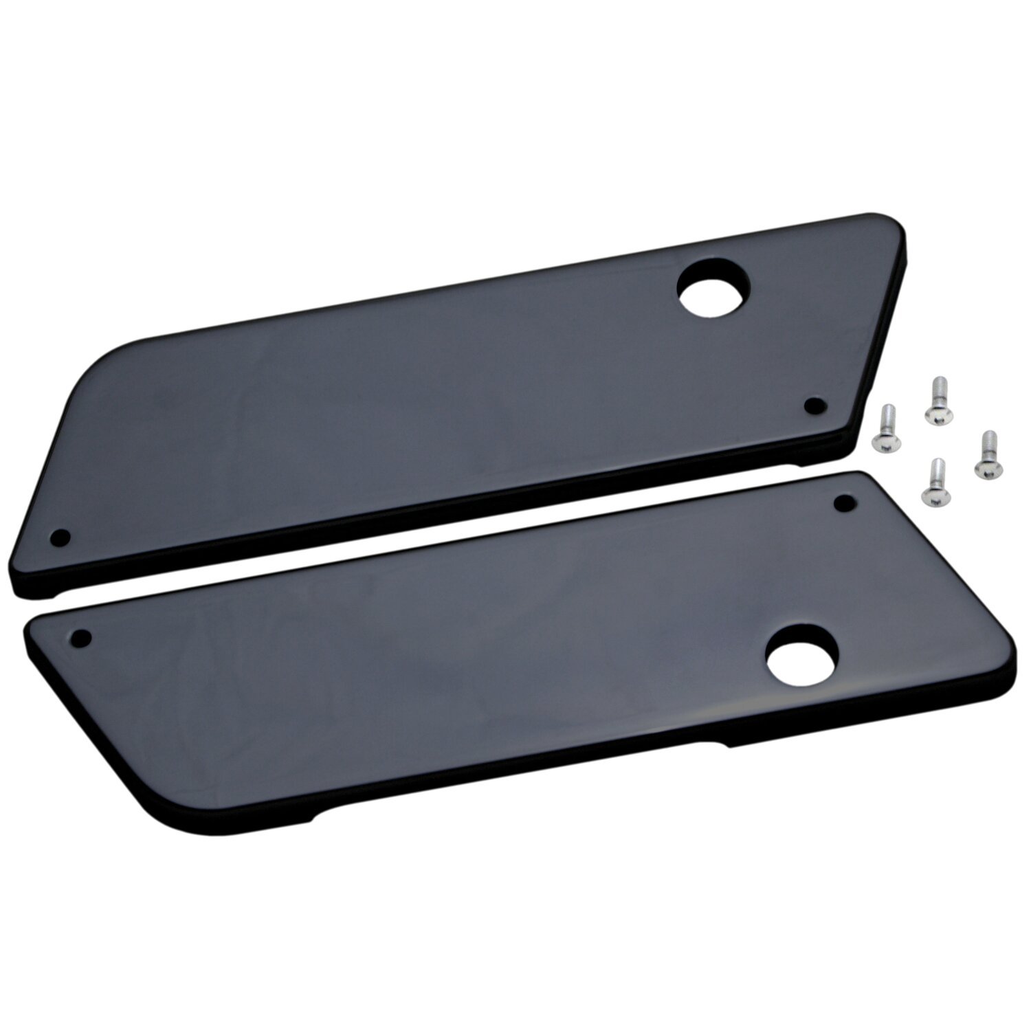 Covingtons, saddlebag latch cover set. Smooth