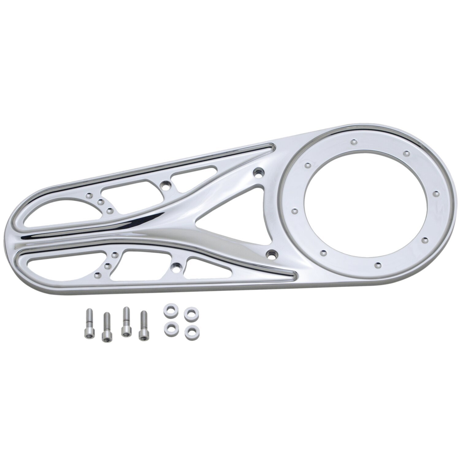 Covingtons, covers for BDL belt drives. Toxic, Chrome