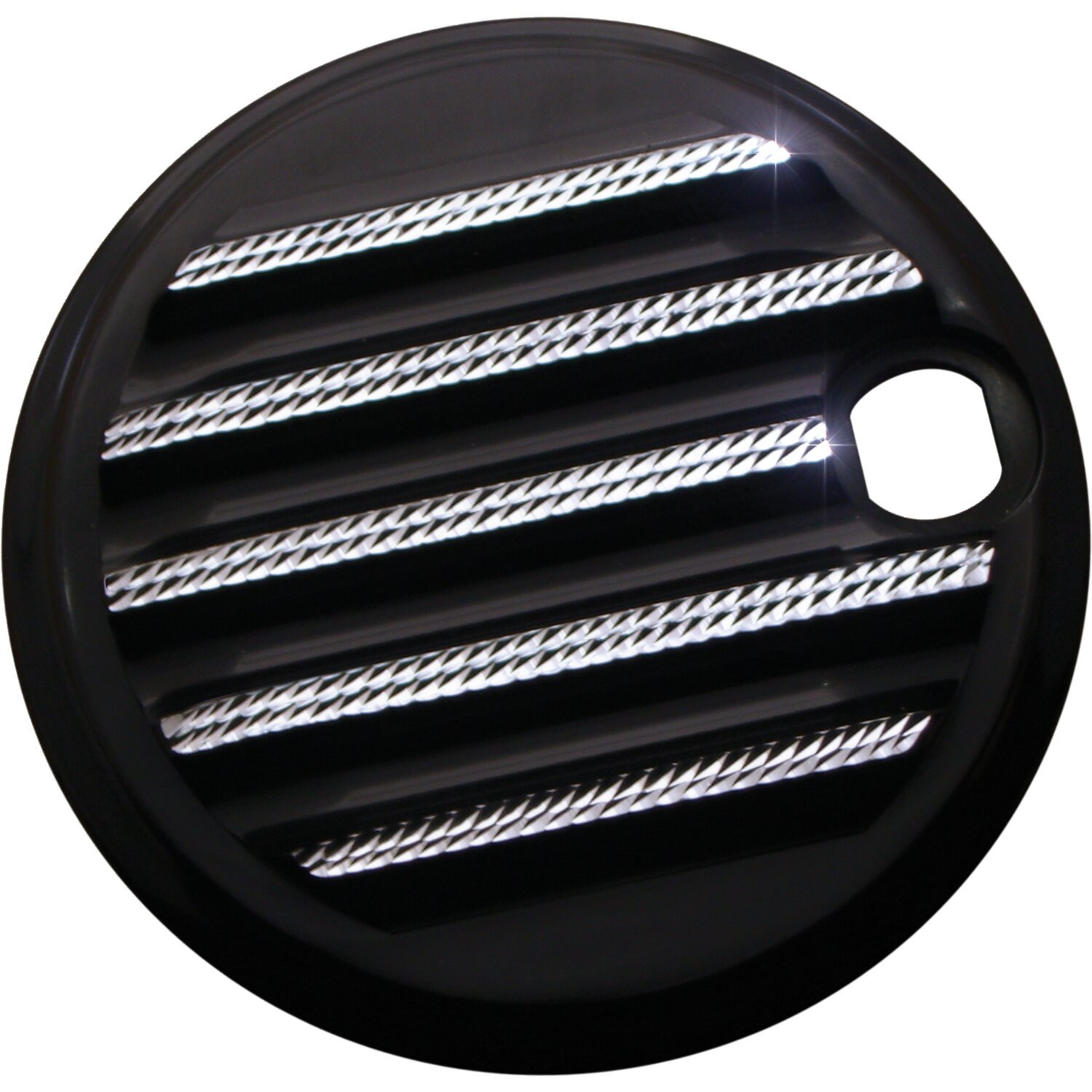 Covingtons alu gas door, Black, Gloss