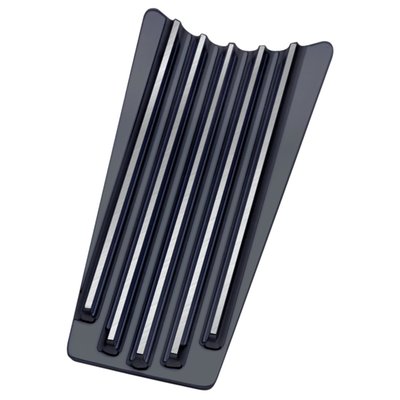 Black anodized contrast cut finish. 
CNC machined billet aluminum insert console panel. 