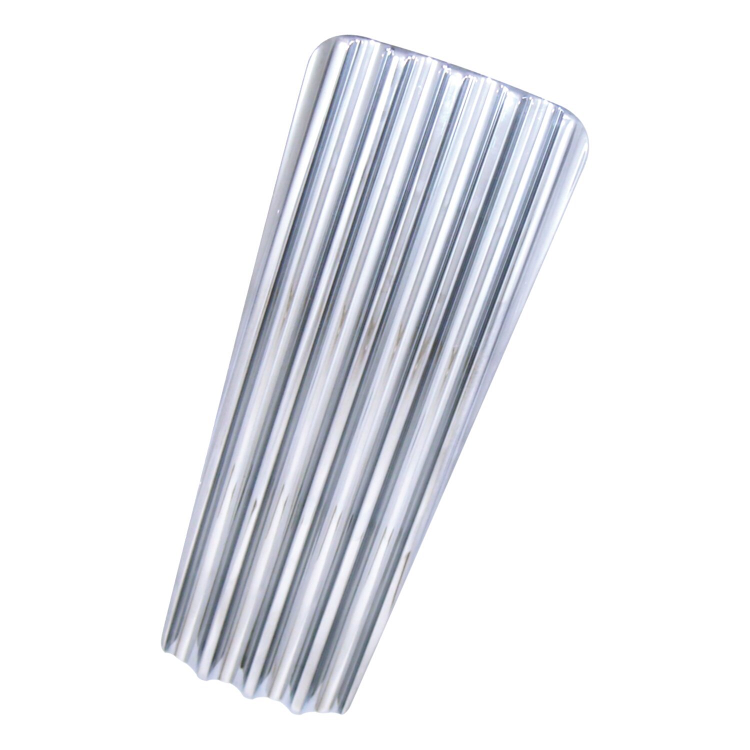 Covingtons, dash panel insert. Finned, Chrome