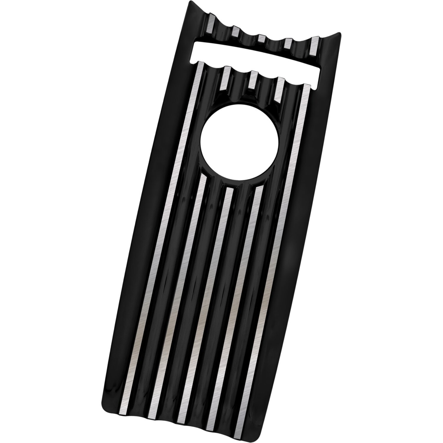Covingtons, dash panel insert. Finned, Black