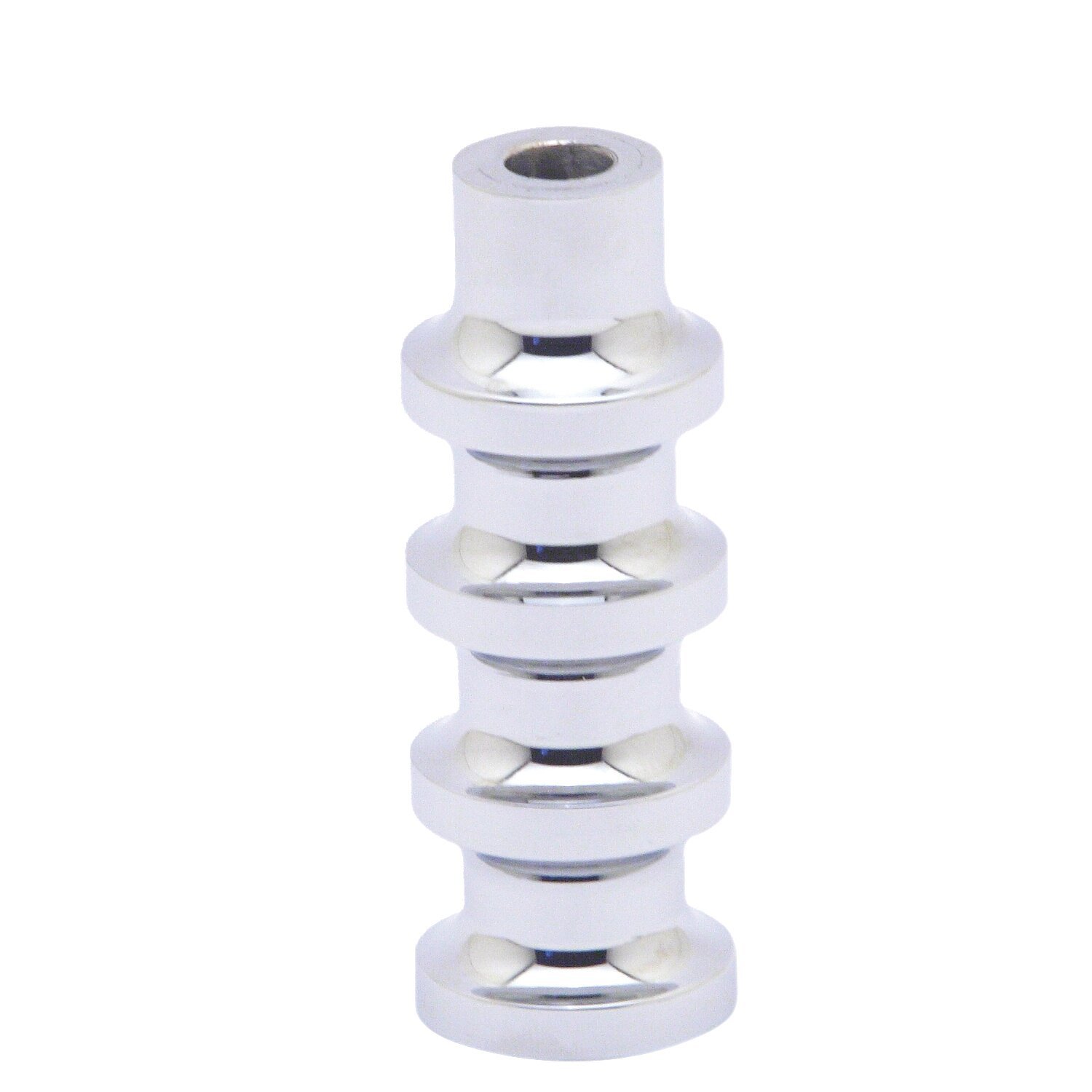 Covingtons, Finned shift/brake peg, Silver, Chrome