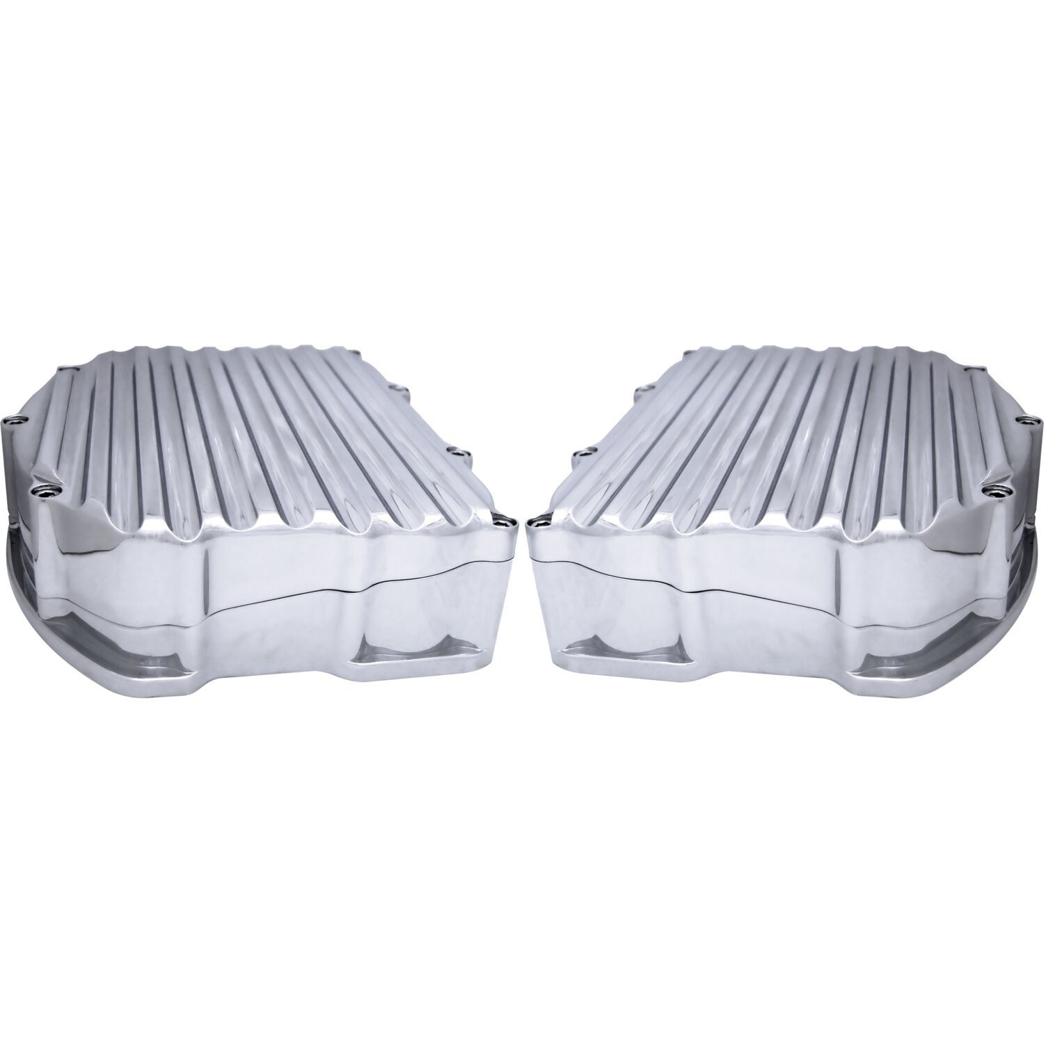 Covingtons, Twin Cam upper & lower rocker covers. Smooth, Chrome